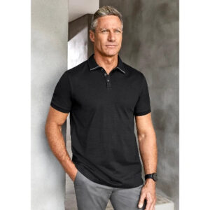 BIZ Mens Aston Short Sleeve Polo