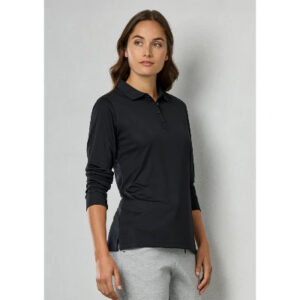 BIZ Womens Action Long Sleeve Polo