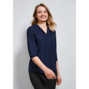 BIZ Womens Lily Longline Blouse