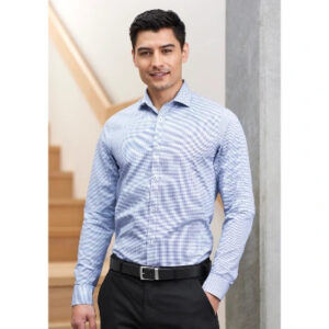 BIZ Mens Bristol Tailored Long Sleeve Shirt