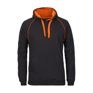 JB'S CONTRAST FLEECY HOODIE ADULTS