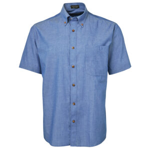 JB's S/S INDIGO CHAMBRAY SHIRT