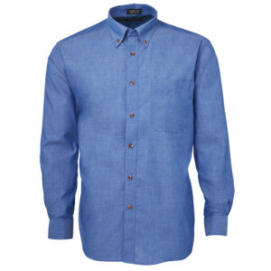 JB's L/S INDIGO CHAMBRAY SHIRT