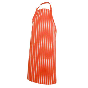 JB'S BIB STRIPED APRON WITH POCKET