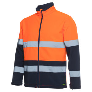 JB's HI VIS D+N WATER RESISTANT SOFTSHELL JACKET