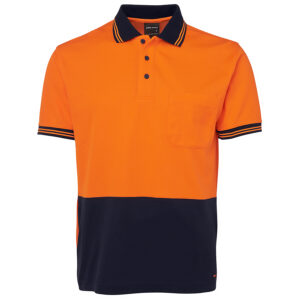 JB'S HI VIS S/S COTTON BACK POLO