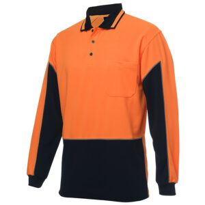 JB'S HI VIS L/S GAP POLO