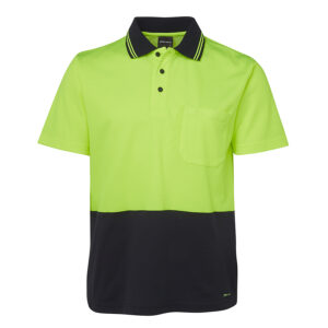 JB'S HV NON CUFF S/S COTTON BACK POLO