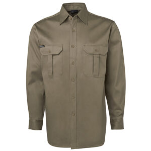 JB'S L/S 190G WORK SHIRT