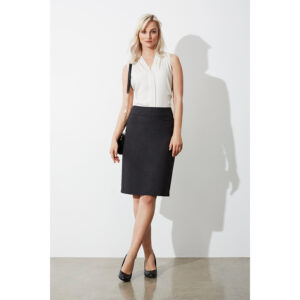 BIZ LADIES CLASSIC KNEE LENGTH SKIRT