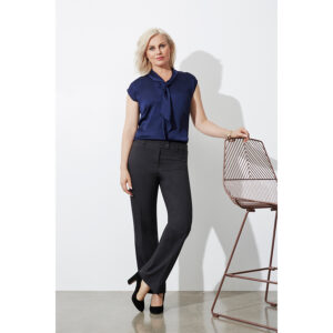 BIZ LADIES CLASSIC FLAT FRONT PANTS