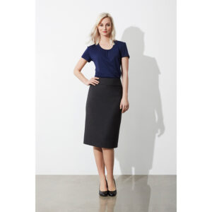 BIZ LADIES CLASSIC BELOW KNEE SKIRT