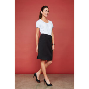 BIZ LADIES DETROIT FLEXI-BAND SKIRT