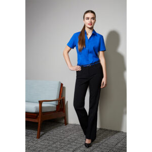 BIZ LADIES PLAIN OASIS SHORT SLEEVE SHIRT