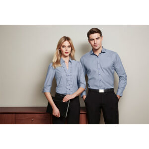 BIZ LADIES EDGE 3/4 SLEEVE SHIRT