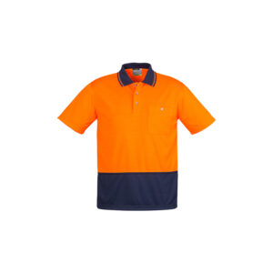 Syzmik Unisex Hi Vis Basic Spliced Polo - Short Sleeve