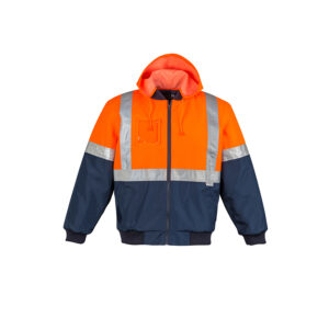 Syzmik Mens HI Vis Quilted Flying Jacket