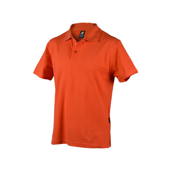 1312-Orange-hunter-polo-front 1312-Orange-hunter-polo-front