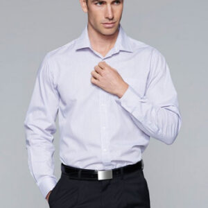 Aussie Pacific Mens Henley Striped Long Sleeve Shirt