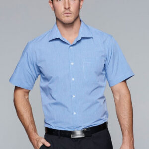 Aussie Pacific Mens Toorak Check Short Sleeve Shirt