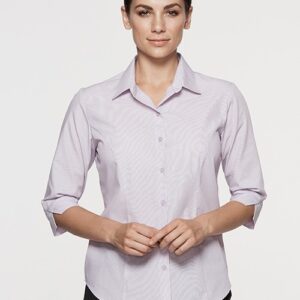 Aussie Pacific Ladies Belair MiTong Stripe 34/ Sleeve Shirt