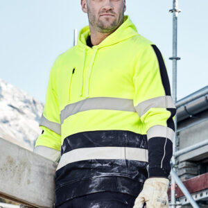 Syzmik Unisex Hi Vis Stretch Taped Hoodie