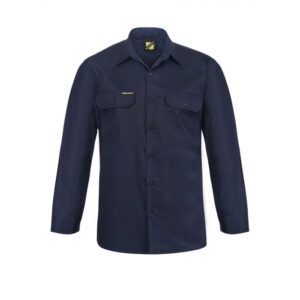 NCC LIGHTWEIGHT LONG SLEEVE VENTED COTTON DRILL SHIRT