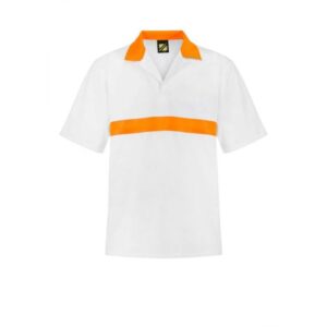NCC FOOD INDUSTRY JAC SHIRT WITH CONTRAST COLLAR AND CHESTBAND - SHORT SLEEVE