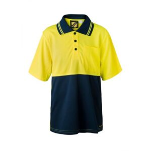 NCC KIDS TWO TONE SHORT SLEEVE MICROMESH POLO WITH POCKET
