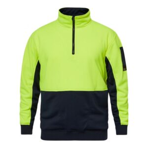 NCC CREST HI VIS TWO TONE 1/2 ZIP PULLOVER