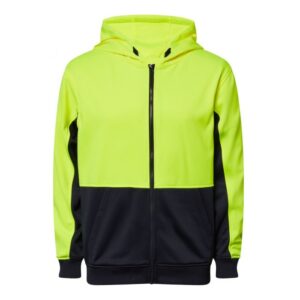 NCC PINNACLE HI VIS HOODIE WITH FULL ZIP