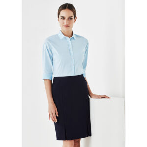 Biz Corp Womens Fifth Avenue 3/4 Sleeve Shirt