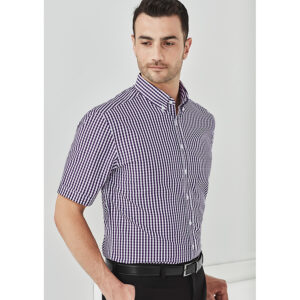 Biz Corp Mens Springfield Short Sleeve Shirt