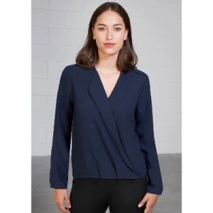 BIZ Womens Lily Hi-Lo Blouse